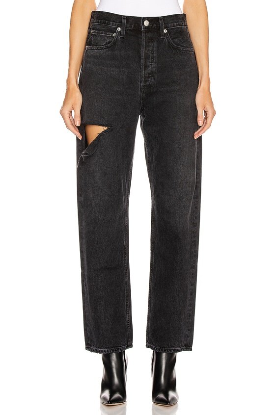 organic cotton black washed jeans