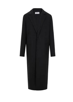 coat trends for 2022 - black ankle-length coat