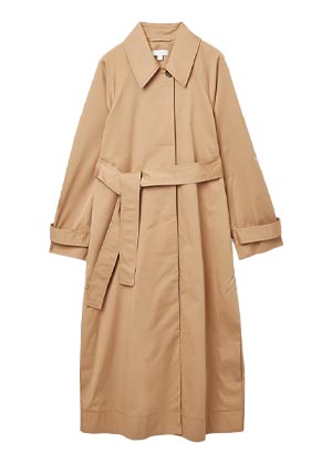 coat trends for 2022 oversized beige trench coat