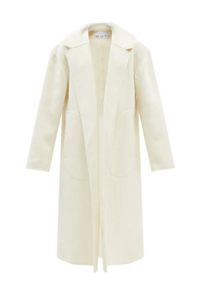 off-white long oversized wool coat