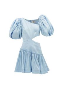 Spring-Summer 2022 Fashion Trends Cutout Blue mini dress