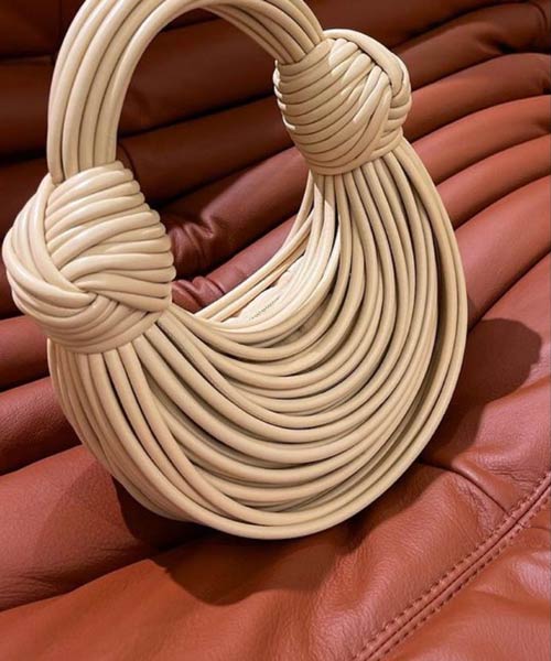 bottega veneta round bag with knots